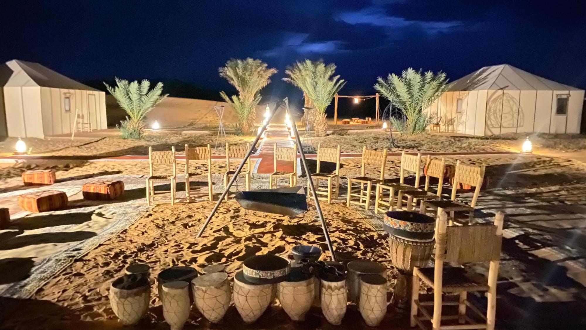 Hotel Erg Chebbi Sahara Camp Merzouga Zewnętrze zdjęcie